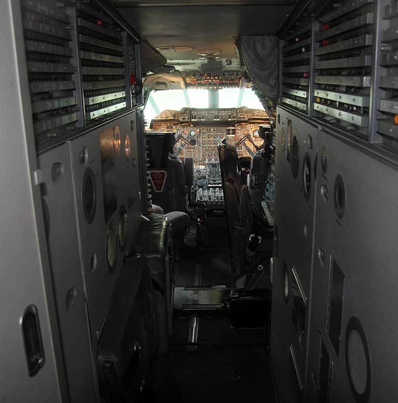 Blick ins Cockpit der Concorde
