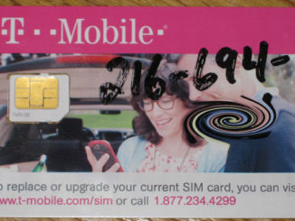 Das Objekt der Begierde: Eine US-Prepaid-SIM-Card