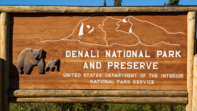 Eingang zum Denali National Park