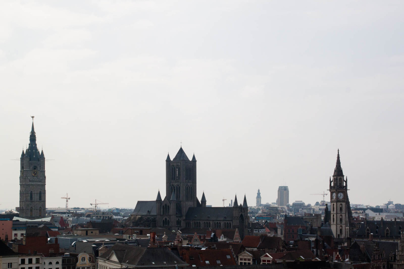 Das Genter Panorama - diesmal von Burg Gravensteen aus betrachtet