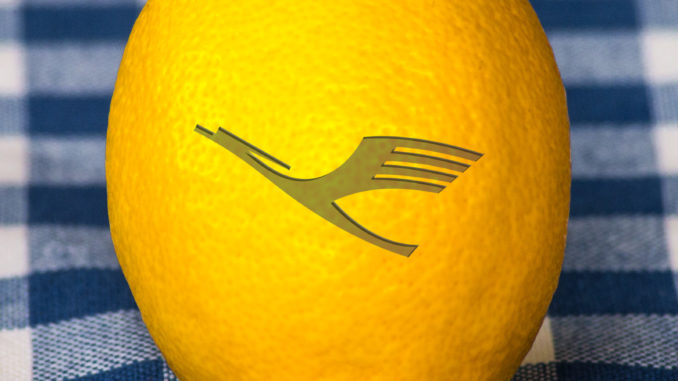 So sollte eine "Lufthansa-Zitrone" aussehen: Saftig und frisch!