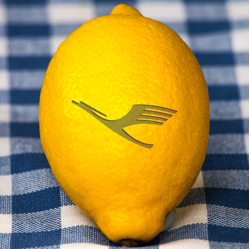 So sollte eine "Lufthansa-Zitrone" aussehen: Saftig und frisch!