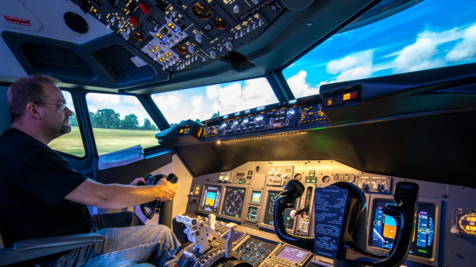 Im Boeing 737 Flugsimulator von iTakeOff