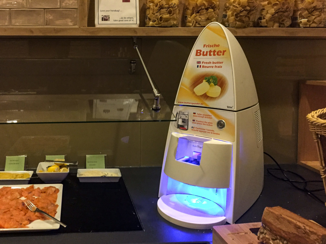 Butter-Automat im Lindner City Plaza Köln