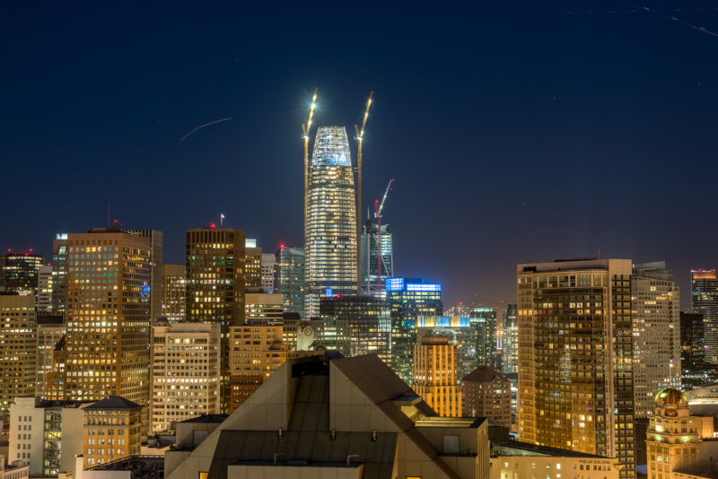 Salesforce Tower in San Francisco im Bau