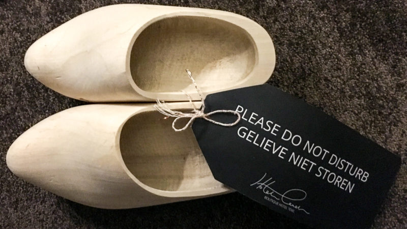 "Do Not Disturb" auf Texeler Art: Mit Klompen