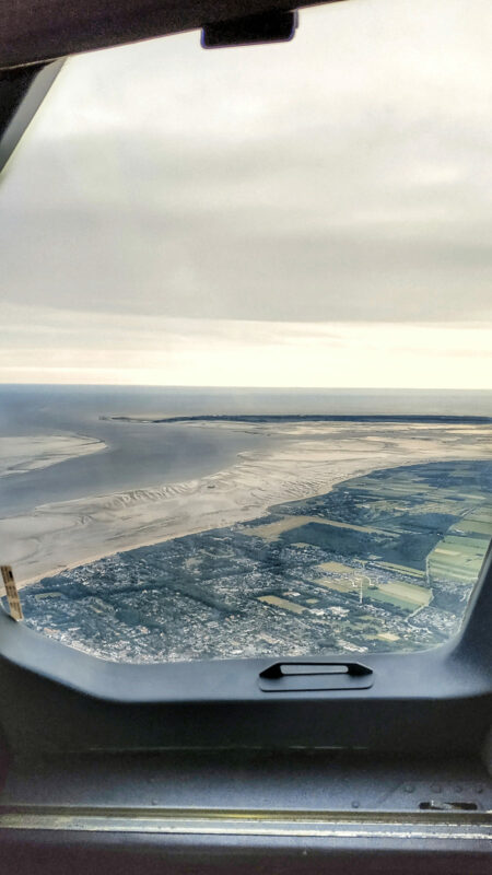 Über der Nordsee (Foto: Lou Lou McFly)