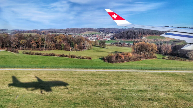 Landung in Zürich (Foto: @LouLouMcFly)