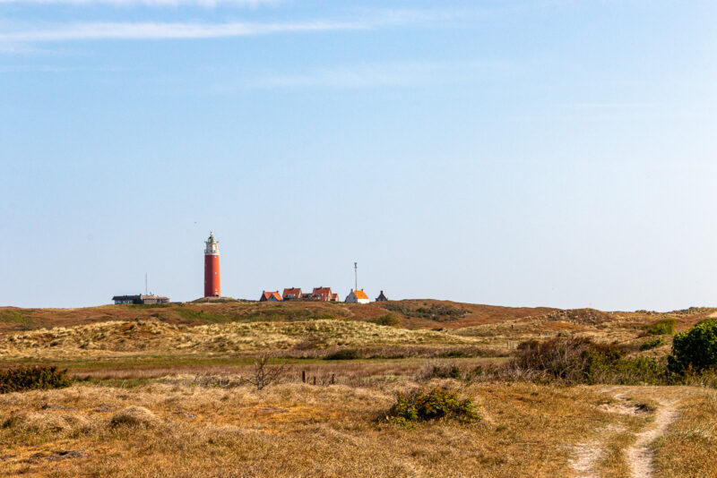 Der Leuchtturm von Texel an der Nordspitze